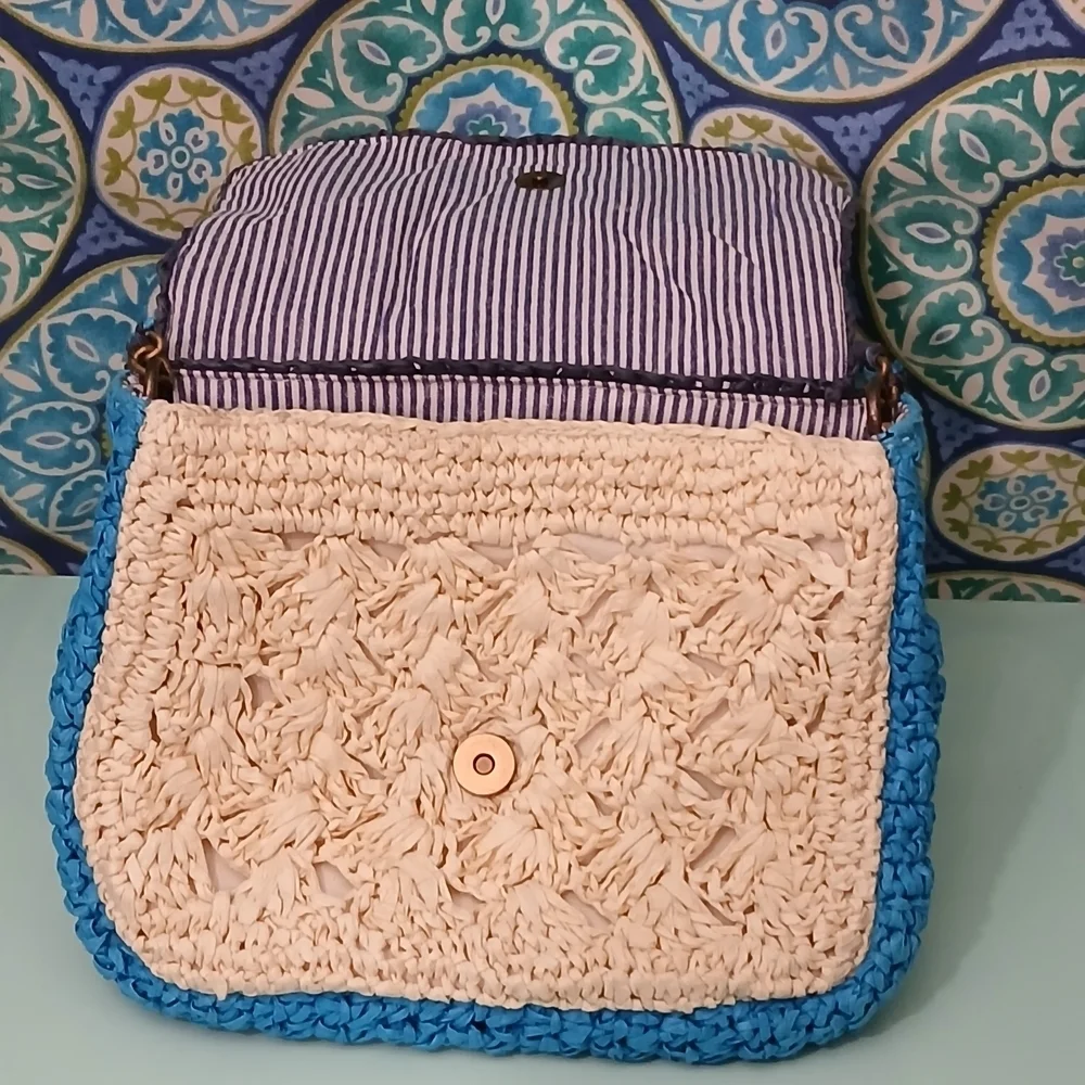 J. Crew Woven Crossbody Bag